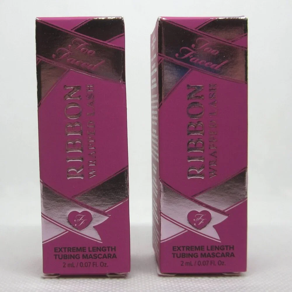 Too Faced Ribbon Wrapped Lash Extreme Length Tubing Mascara travel mini lot